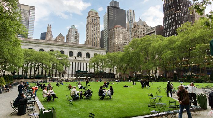 Bryant Park Bryant Park e la New York Public Library
