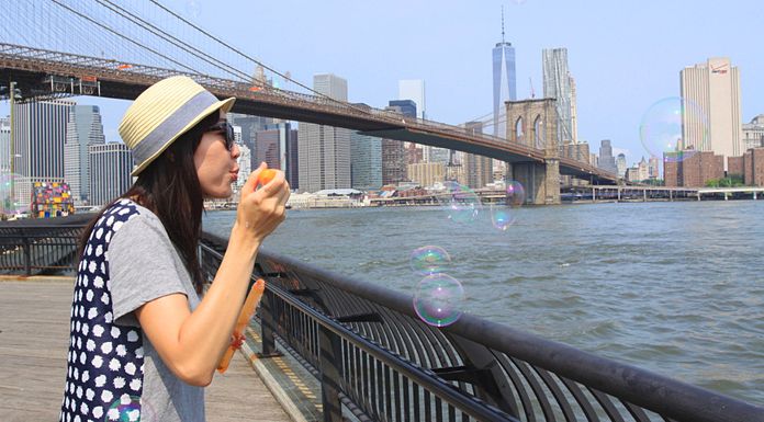 Perché un viaggio a New York può cambiare la vostra vita? bolle di sapone a New York