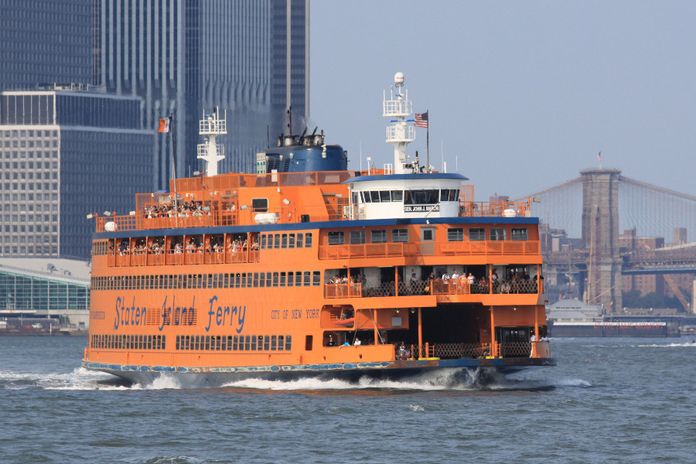 Il ferry di Staten Island a New York