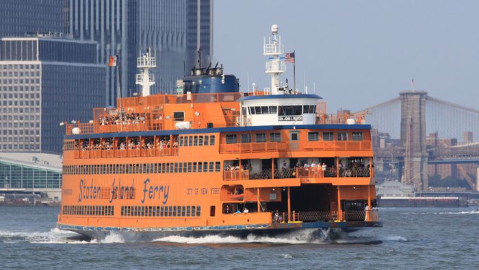 Il ferry di Staten Island a New York