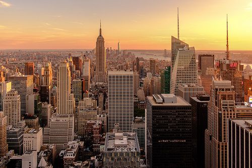 Tramonto dal Top of the Rock.