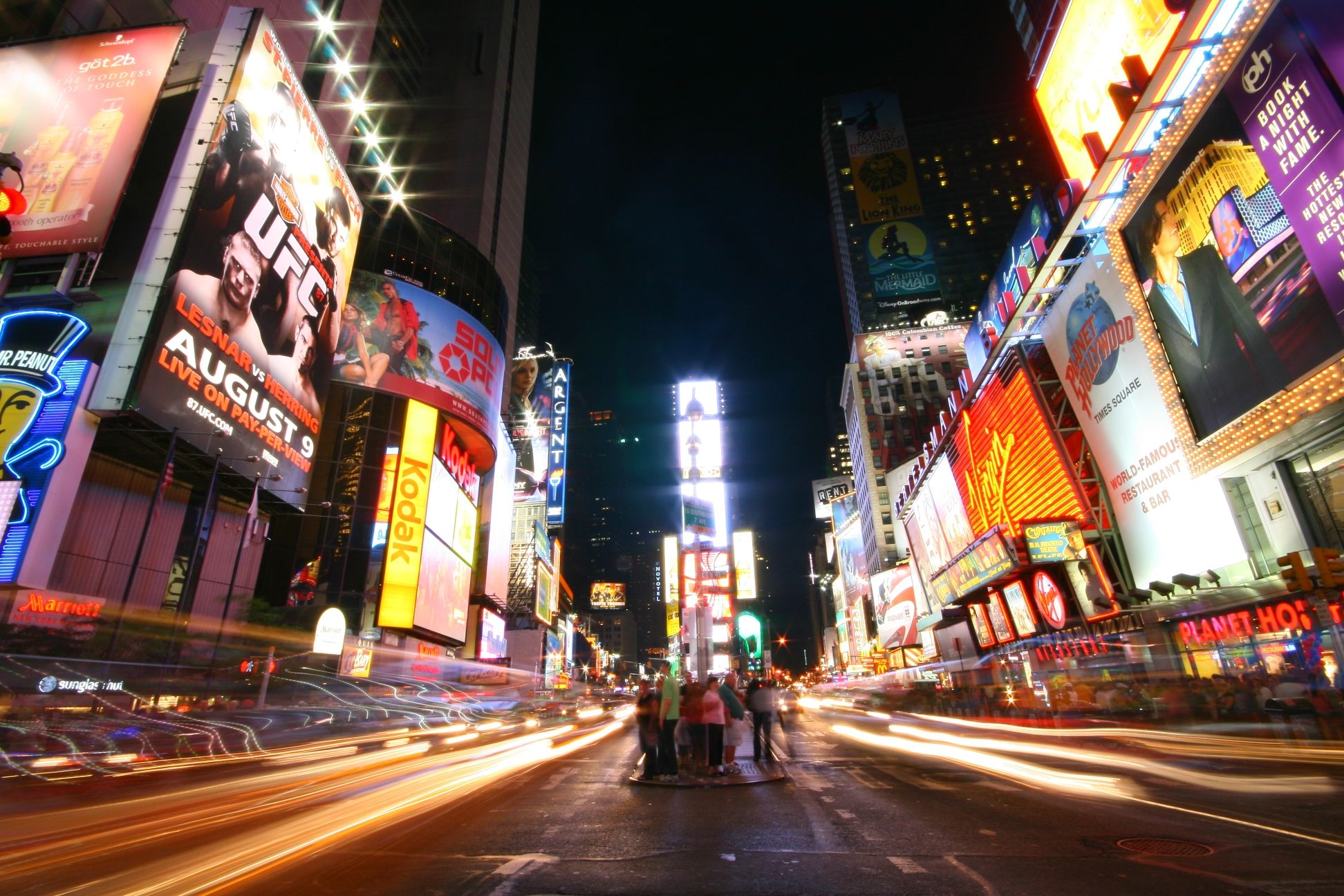 Visita notturna di New York a bordo di un autobus panoramico