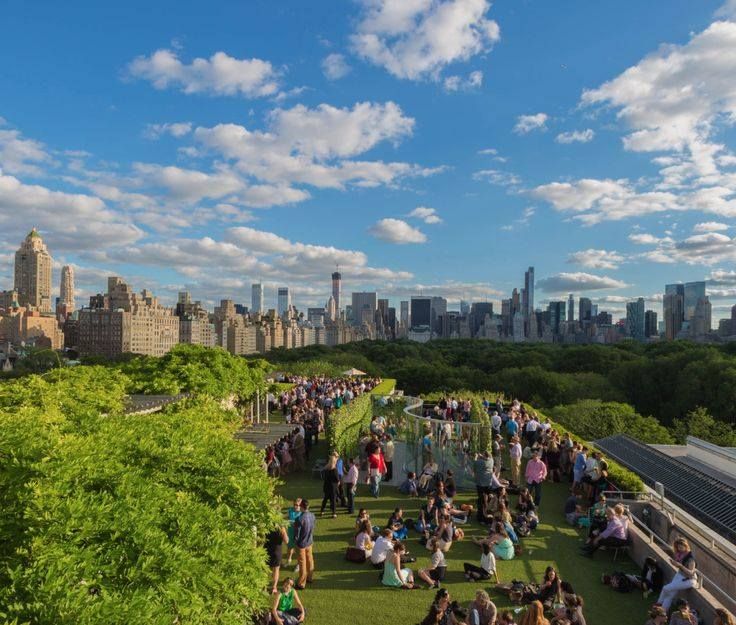 Vista su Central Park e Midtown da Central Park