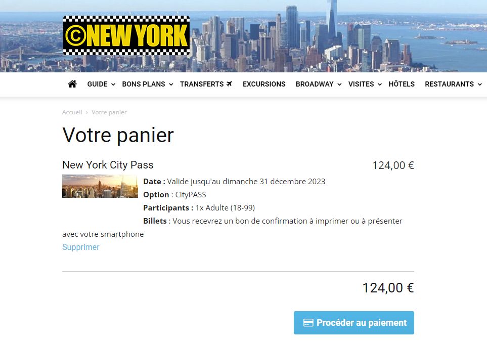achat cnewyork