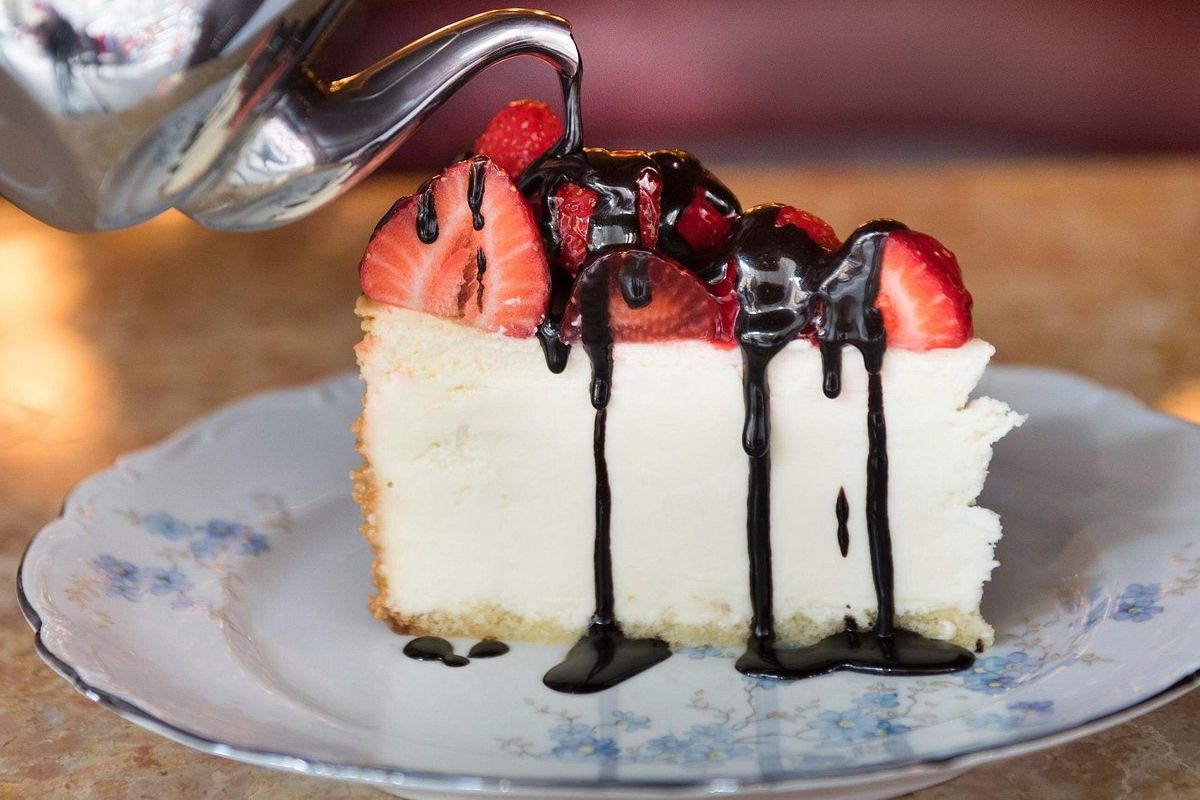 Cheese cake nel ristorante Bond 45 a New York