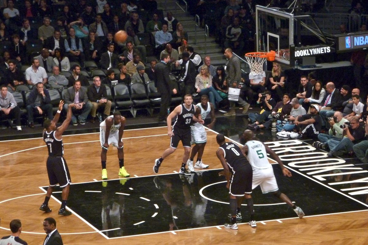 Partita dei Brooklyn Nets al Barclays Center di New York