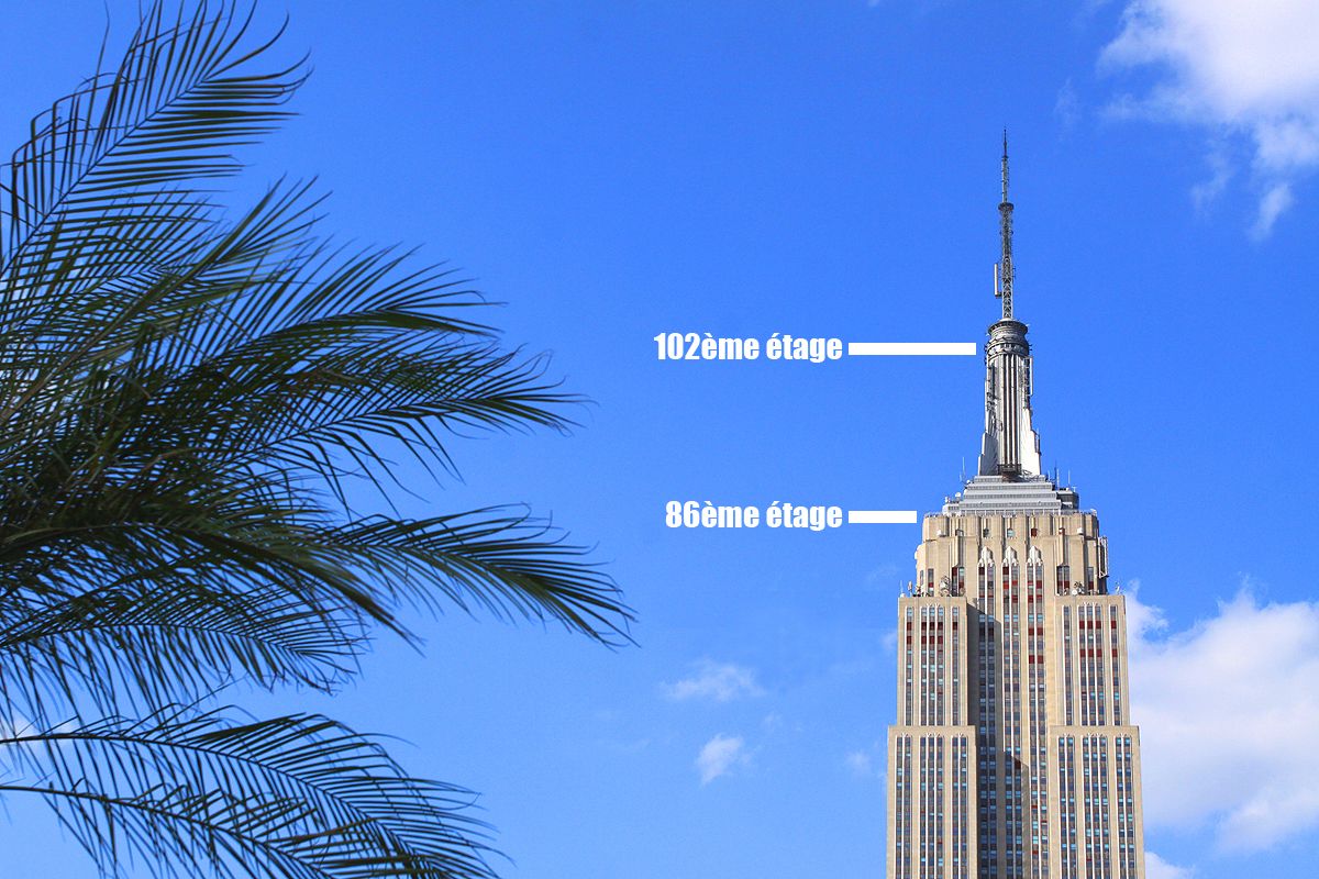 empire state building 86 et 102