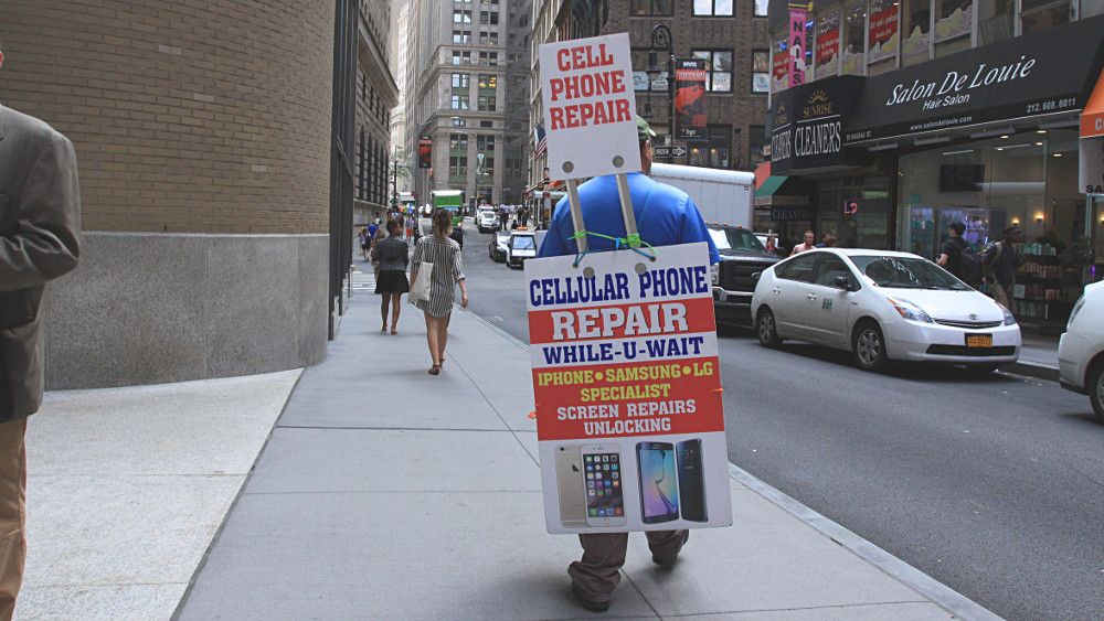 Incontrare gli uomini-sandwich di New York