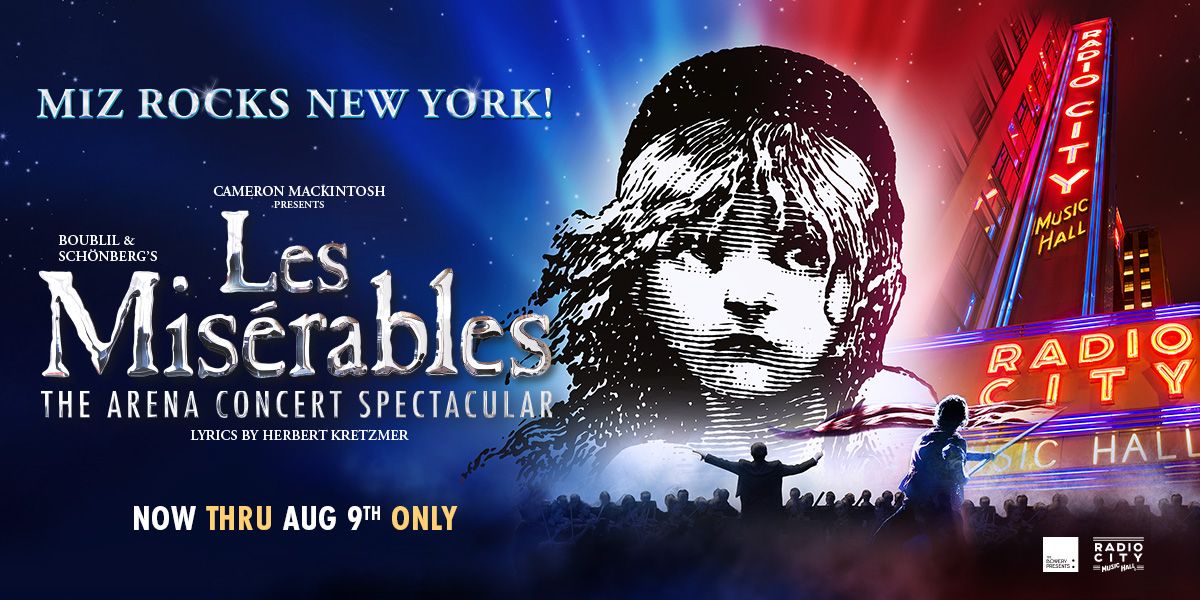 Affiche de la comédie musicale Les Misérables à New York