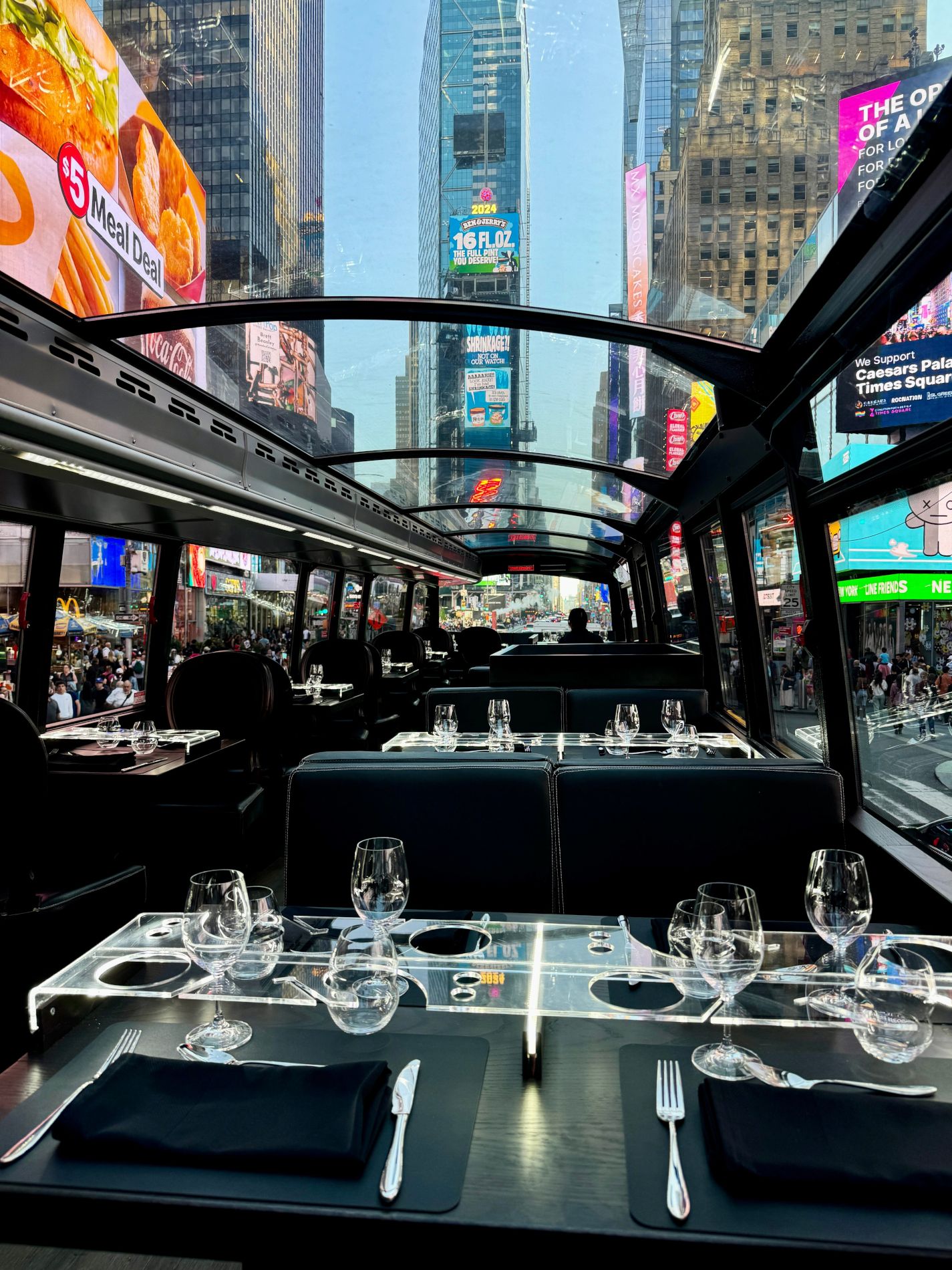 Bustronome sur Times Square
