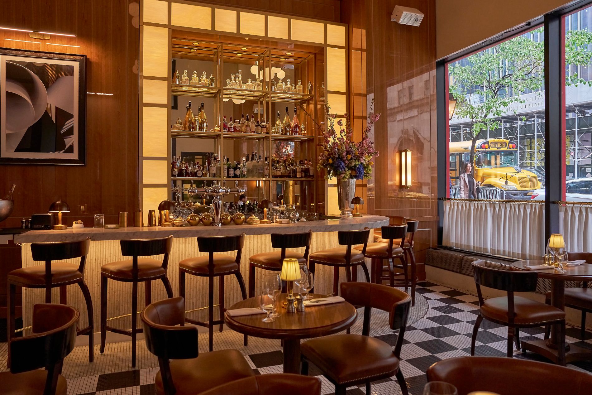 Bar del ristorante Paris Bar a New York