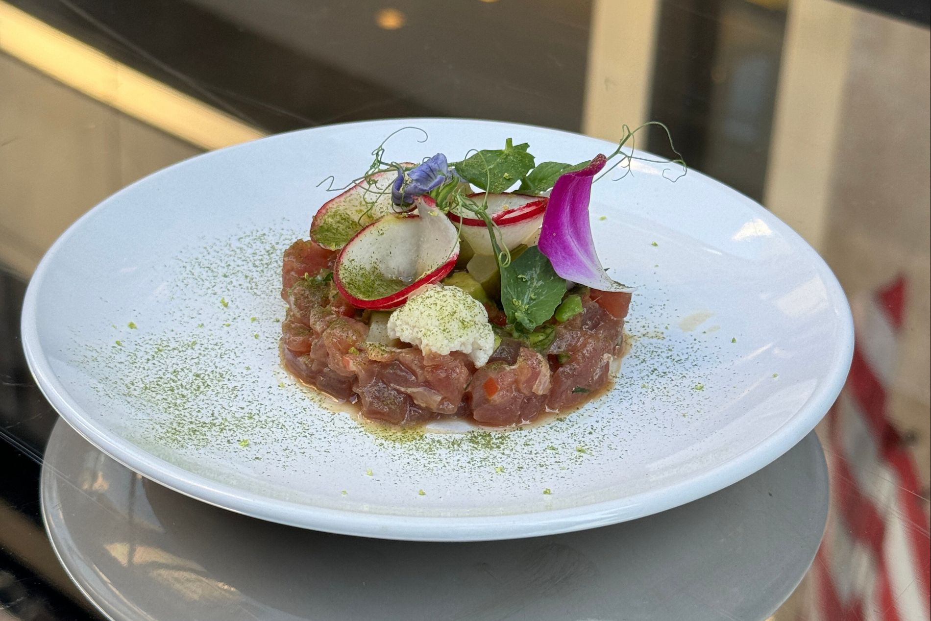 Tartare de thon servi à New York