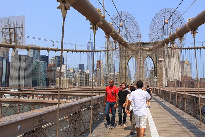 ponte brooklyn new york pedonale