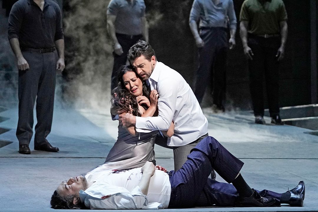 Scena dell'opera Don Giovanni al Metropolitan Opera di New York