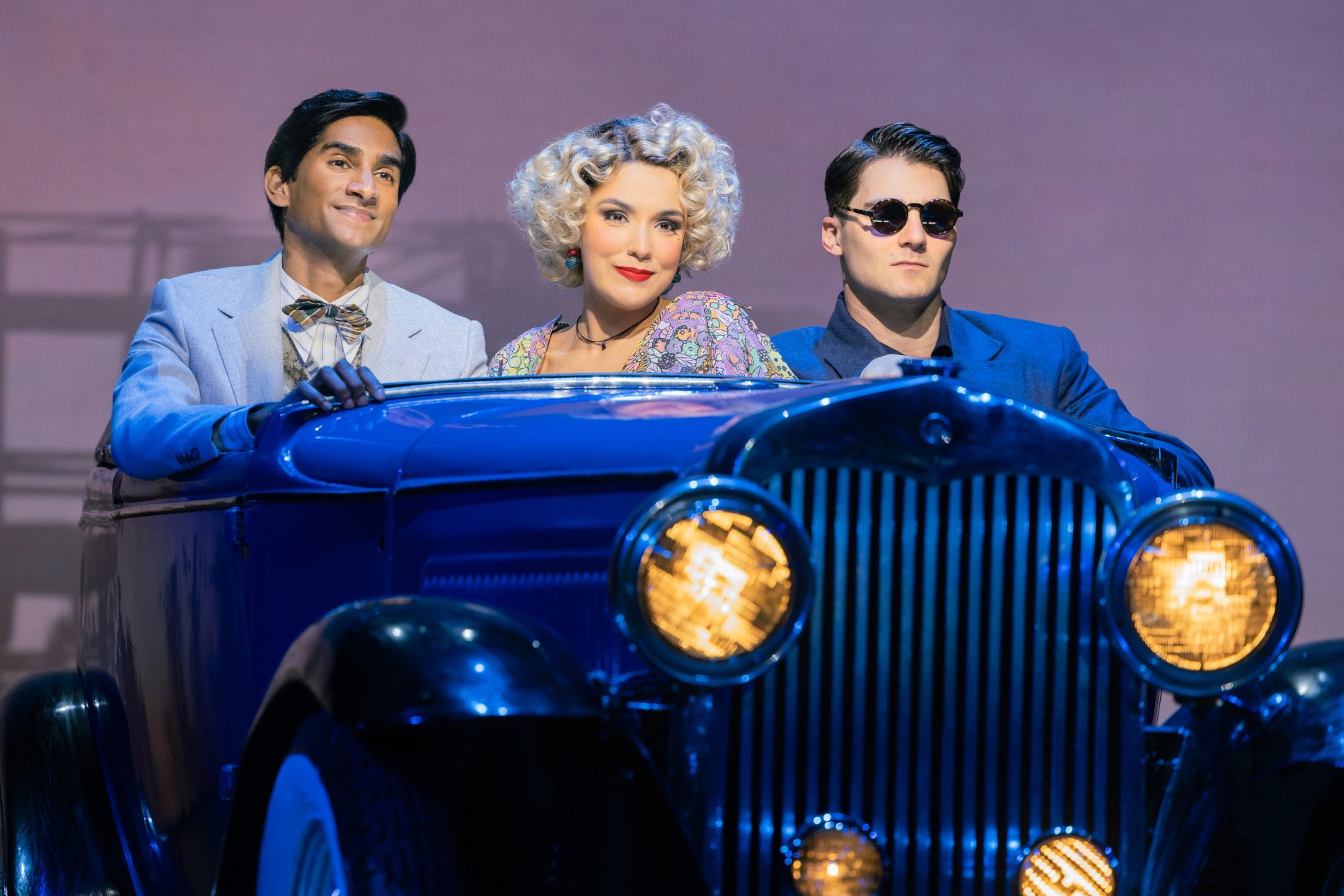 Scena del musical The Great Gatsby a New York