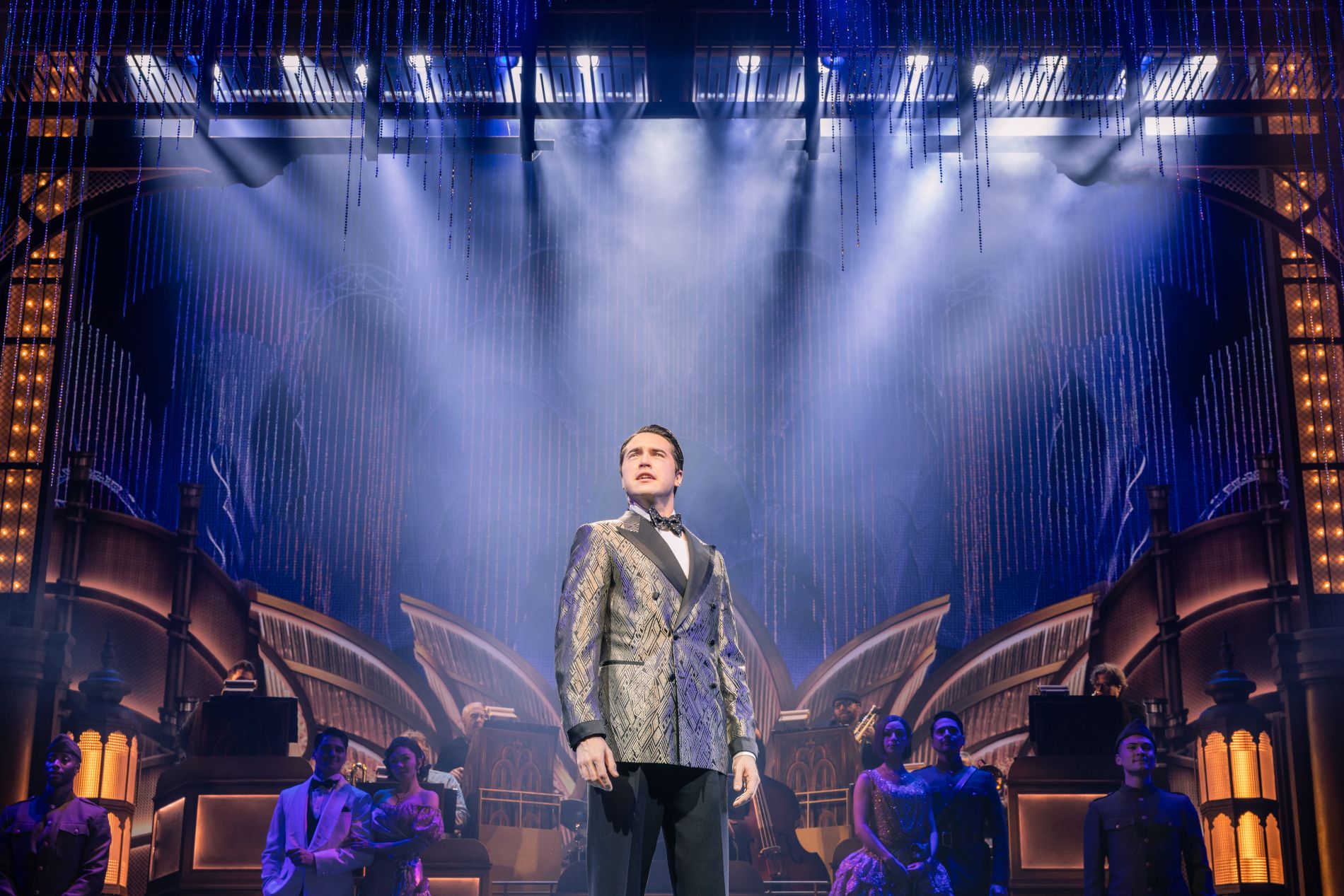 Scena del musical The Great Gatsby a New York