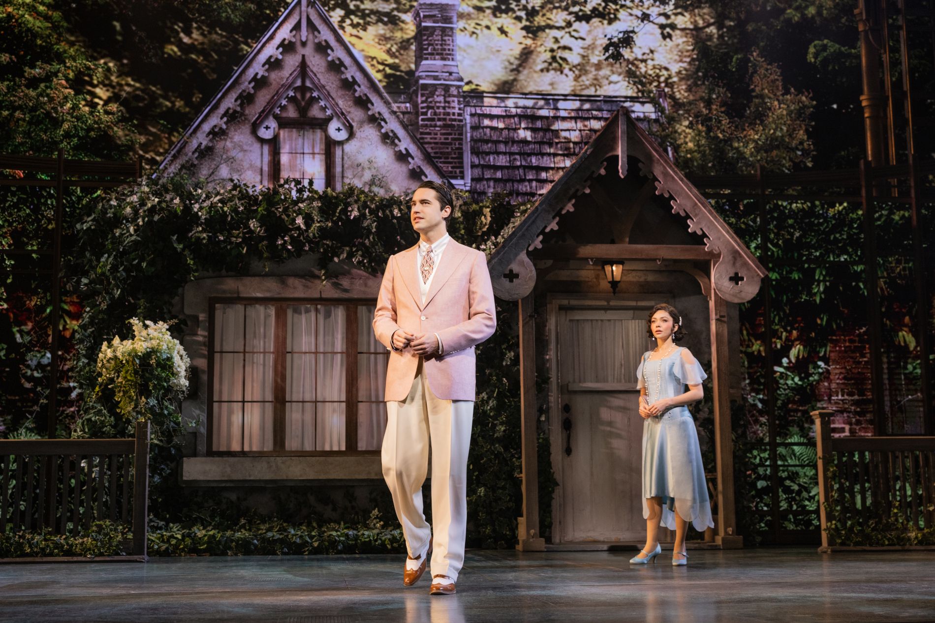 Scena del musical The Great Gatsby a New York