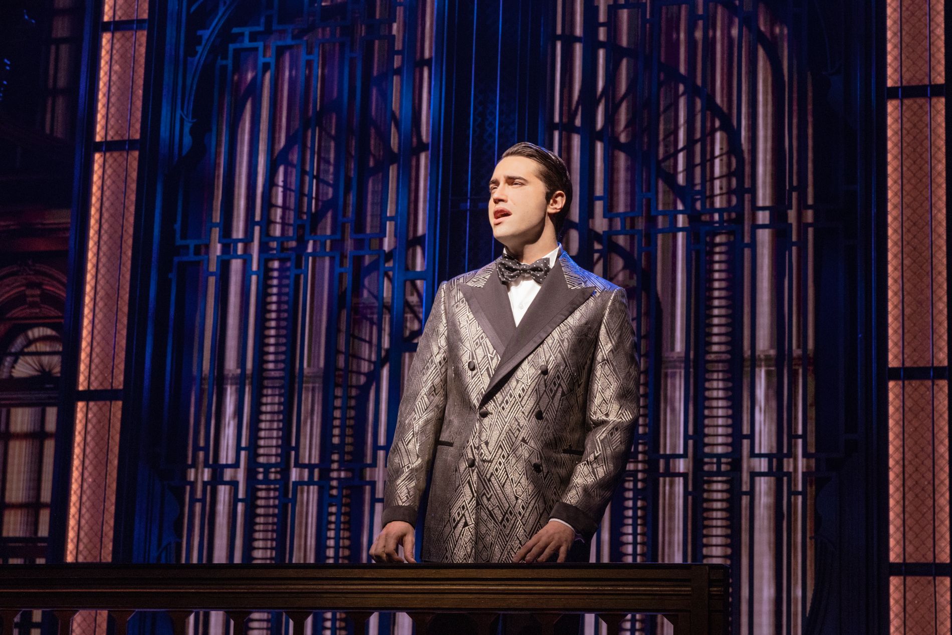 Scena del musical The Great Gatsby a New York