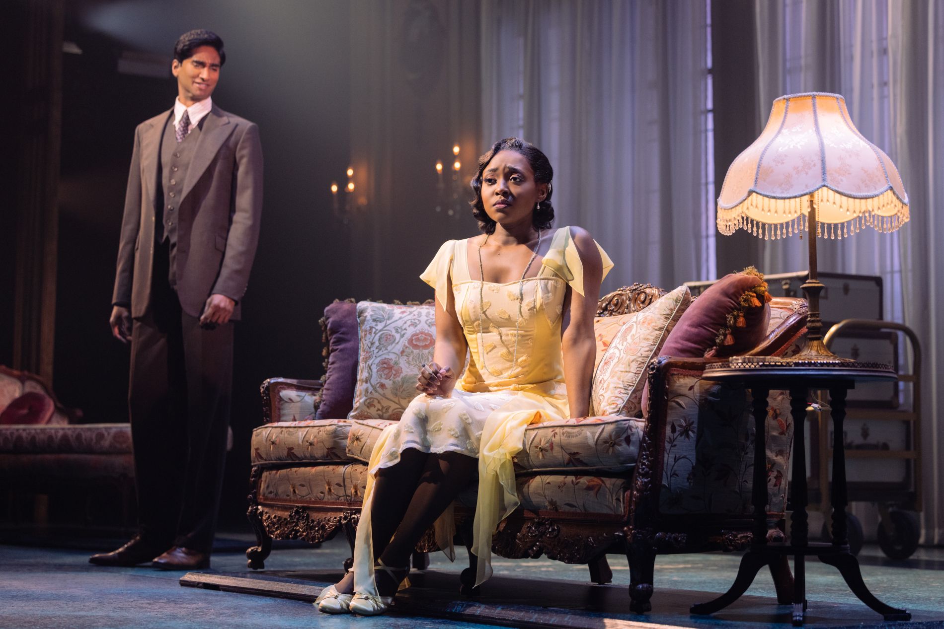 Scena del musical The Great Gatsby a New York